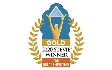 3 Gold Stevie Great Employer Awards for New Hire Training, Skills Training and Technical Training