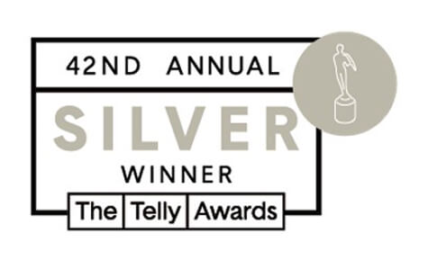 2 Telly Awards including a Silver Award for Branded Content/Writing