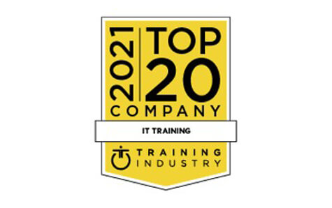 Named one of 2021’s Best IT Training Companies